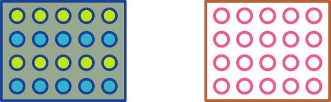 farbig Palette Symbol Design vektor