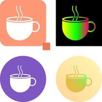 Symboldesign für heißen Kaffee vektor