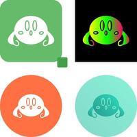 einzigartig Spiel Charakter Symbol Design vektor