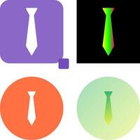 Krawatten-Icon-Design vektor