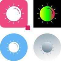 Sonne-Icon-Design vektor