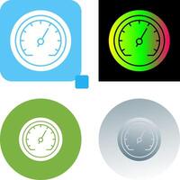 Tachometer-Icon-Design vektor