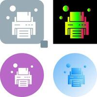 Drucker-Icon-Design vektor