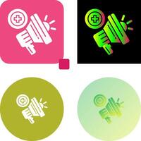 Megaphon-Icon-Design vektor