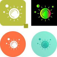 Sonne-Icon-Design vektor