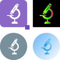 Mikroskop-Icon-Design vektor