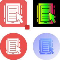 E-Book-Icon-Design vektor