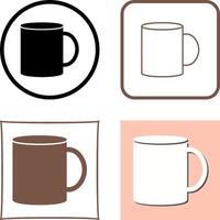 Kaffeebecher-Icon-Design vektor