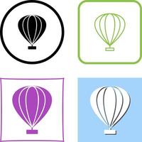 Heißluftballon-Icon-Design vektor