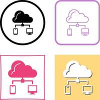 Cloud-Icon-Design vektor