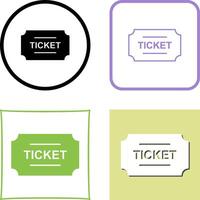 Tickets Symbol Design vektor