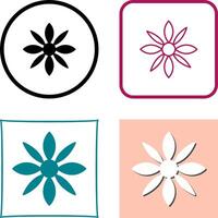 Blumen-Icon-Design vektor