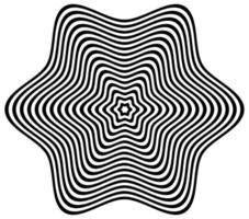 hypnotisk fascinerande abstrakt image.vector illustration. vektor