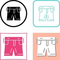 Shorts-Icon-Design vektor