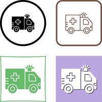 Krankenwagen-Icon-Design vektor