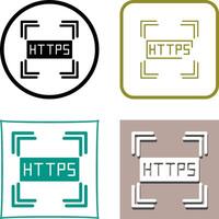 https Symbol Design vektor