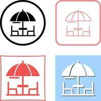 Regenschirm-Icon-Design vektor