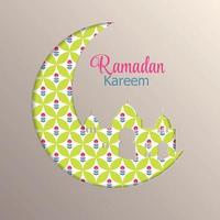 bakgrund för muslimska festivalen ramadan rareem. eid mubarak. vektor illustration