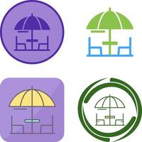 Regenschirm-Icon-Design vektor