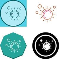 Sonne-Icon-Design vektor