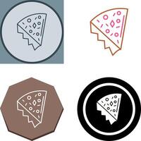 pizza skiva ikon design vektor