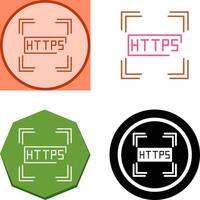 https Symbol Design vektor