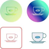 Kaffeebecher-Icon-Design vektor