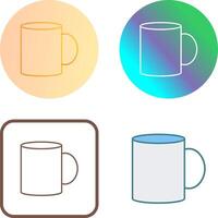 Kaffeebecher-Icon-Design vektor