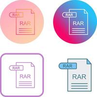 rar Symbol Design vektor