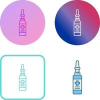 nasal spray ikon design vektor