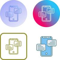 Chat-Icon-Design vektor