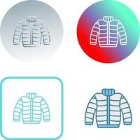 vinter- kläder ikon design vektor