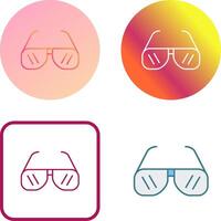 Sonne Brille Symbol Design vektor