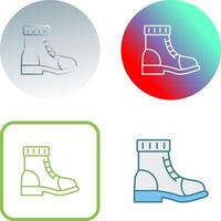 Stiefel-Icon-Design vektor