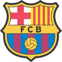 fc barcelona logotyp design Spanien fotboll team vektor