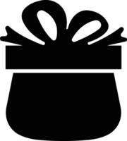 Geschenk Geschenk Box Symbol im Wohnung. zum Apps oder Netz Universal- Kit Symbol Seite? ˅ Aufkleber Etikette festlich Geheimnis Verpackung Geburtstag dekorieren Überraschung Geschenk Scrapbooking isoliert auf vektor