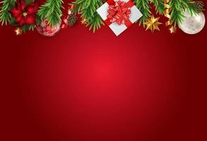 Urlaub Neujahr und Frohe Weihnachten Hintergrund. Vektor-Illustration vektor