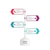 Infografiken, Grafiken. Präsentation. Geschäft Konzept, Diagramm, Schritte, Verfahren. Infografik Daten Visualisierung. Anfang Vorlage. vektor