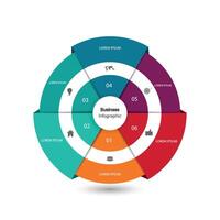 Infografiken, Grafiken. Präsentation. Geschäft Konzept, Diagramm, Schritte, Verfahren. Infografik Daten Visualisierung. Anfang Vorlage. vektor