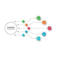 Infografiken, Grafiken. Präsentation. Geschäft Konzept, Diagramm, Schritte, Verfahren. Infografik Daten Visualisierung. Anfang Vorlage. vektor