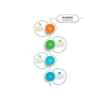 Infografiken, Grafiken. Präsentation. Geschäft Konzept, Diagramm, Schritte, Verfahren. Infografik Daten Visualisierung. Anfang Vorlage. vektor