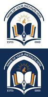 Bildung Logo Design Vorlage zum Schule und Organisation vektor