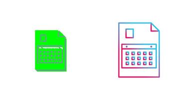 einzigartig Inhalt Planung Symbol Design vektor