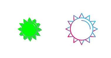 Sonne-Icon-Design vektor