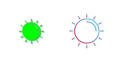 Sonne-Icon-Design vektor