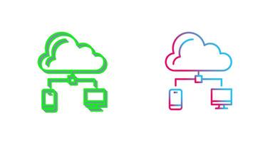 Cloud-Icon-Design vektor