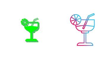 Cocktail-Icon-Design vektor