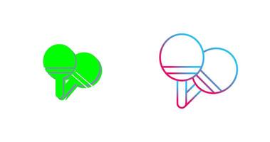 Ping-Pong-Icon-Design vektor