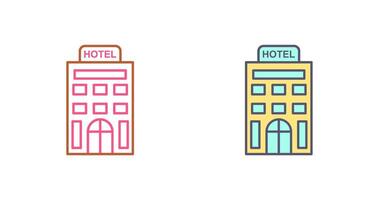 Hotel-Icon-Design vektor