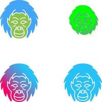 Orang-Utan Symbol Design vektor